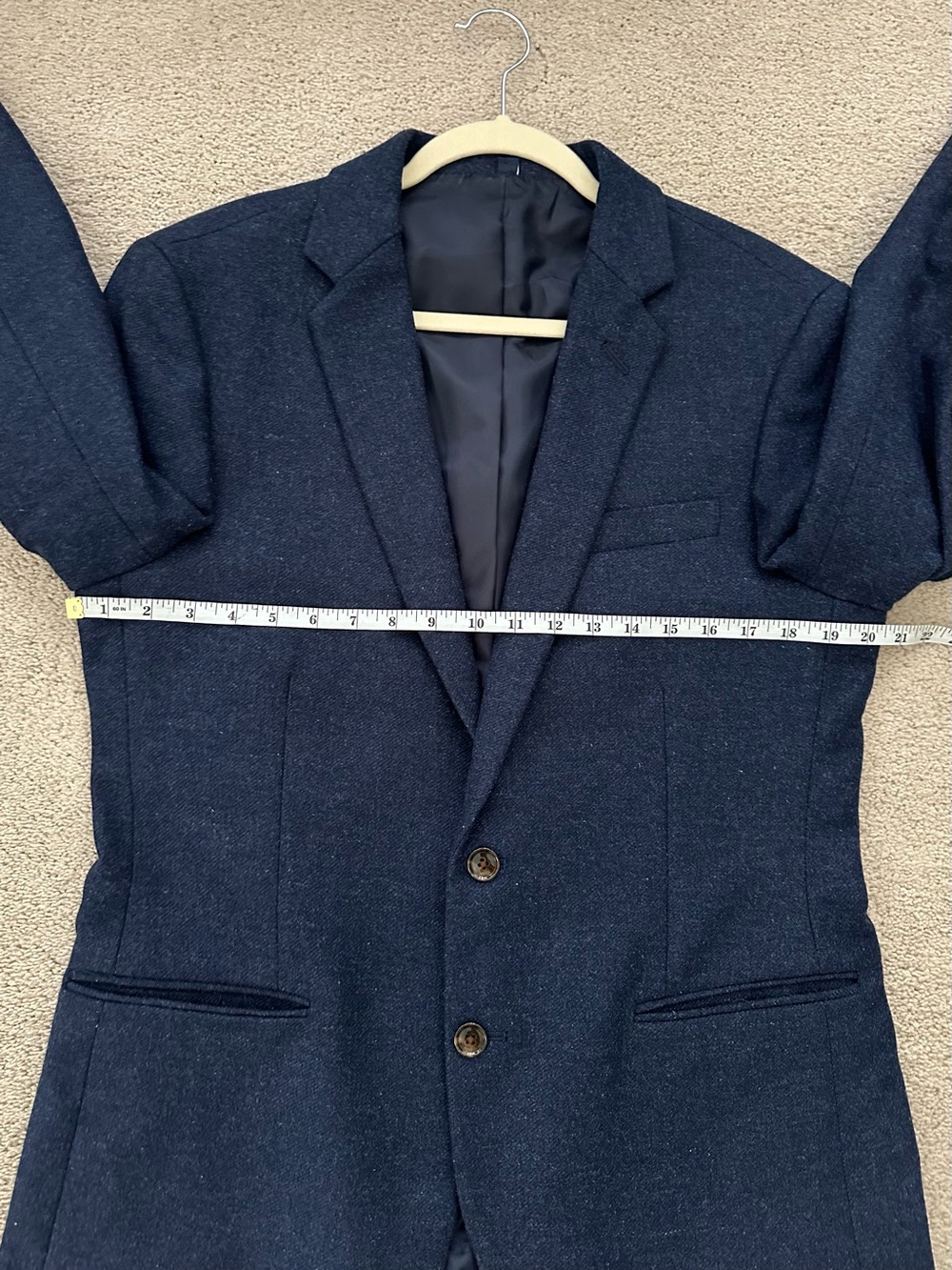 J. Crew Wool Thompson Blazer in Navy Blue - Fall / Office / Tailored - Picture 11 of 15